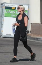 ASHLEE SIMPSON Heading to a Gym in Studio City 08/07/2017