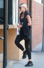 ASHLEE SIMPSON Heading to a Gym in Studio City 08/07/2017