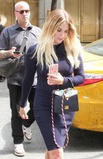 ASHLEY BENSON Arrives at New York Live in New York 08/02/2017