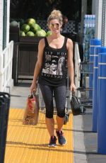 ASHLEY GREENE in Tights at a Gas Station in Beverly Hills 08/05/2017