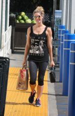 ASHLEY GREENE in Tights at a Gas Station in Beverly Hills 08/05/2017