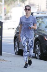 ASHLEY GREENE Leves a Gym in West Hollywood 08/22/2017