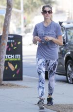 ASHLEY GREENE Leves a Gym in West Hollywood 08/22/2017