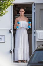ASHLEY JUDD at a Shooting Break at Berlin Sation Set 08/23/2017