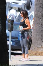 ASHLEY TISDALE Heading to a Gym in Studio City 08/04/2017