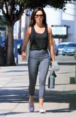 ASHLEY TISDALE Heading to a Gym in Studio City 08/04/2017