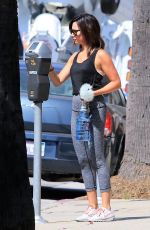 ASHLEY TISDALE Heading to a Gym in Studio City 08/04/2017