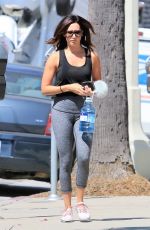 ASHLEY TISDALE Heading to a Gym in Studio City 08/04/2017