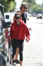 ASHLEY TISDALE Heading to a Gym in Studio City 08/14/2017