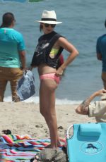 ASHLEY TISDALE in Bikini Bottom at a Beach in malibu 08/05/2017