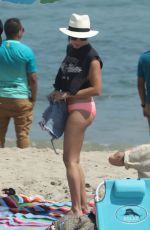 ASHLEY TISDALE in Bikini Bottom at a Beach in malibu 08/05/2017