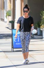 ASHLEY TISDALE in Leggings Heading to a Gym in Studio City 08/07/2017