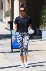 ASHLEY TISDALE in Leggings Heading to a Gym in Studio City 08/07/2017