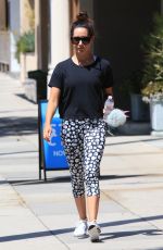 ASHLEY TISDALE in Leggings Heading to a Gym in Studio City 08/07/2017