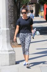 ASHLEY TISDALE in Leggings Heading to a Gym in Studio City 08/07/2017