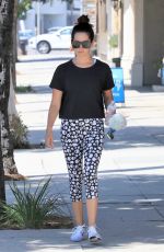 ASHLEY TISDALE in Leggings Heading to a Gym in Studio City 08/07/2017