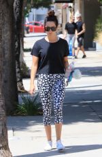 ASHLEY TISDALE in Leggings Heading to a Gym in Studio City 08/07/2017