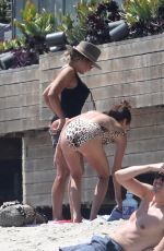 ASHLEY TISDALE in Swimsuit at a Beach in Malibu 08/20/2017
