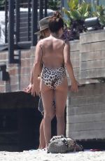 ASHLEY TISDALE in Swimsuit at a Beach in Malibu 08/20/2017