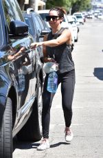 ASHLEY TISDALE Leaves a Gym in Studio City 08/18/2017