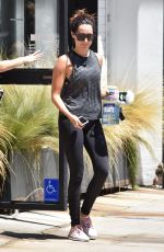 ASHLEY TISDALE Leaves a Gym in Studio City 08/18/2017