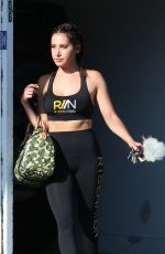 ASHLEY TISDALE Leaves Rise Nation in Los Angeles 08/30/2017