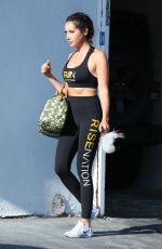 ASHLEY TISDALE Leaves Rise Nation in Los Angeles 08/30/2017