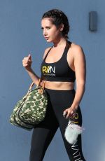 ASHLEY TISDALE Leaves Rise Nation in Los Angeles 08/30/2017