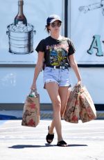 ASHLEY TISDALE Out Shopping in Los Angeles 08/19/2017