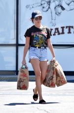 ASHLEY TISDALE Out Shopping in Los Angeles 08/19/2017