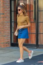 AUBREY PLAZA Leaves Bowery Hotel in New York 08/25/2017