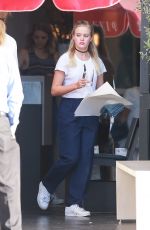 AVA PHILLIPPE Working as a Hostess at Pizzana Pizza in Brentwood 08/21/2017