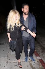 AVRIL LAVIGNE Leaves Nice Guy in Los Angeles 08/08/2017