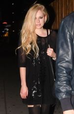 AVRIL LAVIGNE Leaves Nice Guy in West Hollywood 08/04/2017