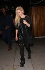 AVRIL LAVIGNE Leaves Nice Guy in West Hollywood 08/04/2017