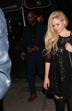 AVRIL LAVIGNE Leaves Nice Guy in West Hollywood 08/04/2017