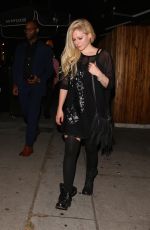 AVRIL LAVIGNE Leaves Nice Guy in West Hollywood 08/04/2017