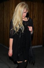 AVRIL LAVIGNE Leaves Nice Guy in West Hollywood 08/04/2017
