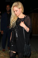 AVRIL LAVIGNE Leaves Nice Guy in West Hollywood 08/04/2017