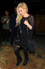 AVRIL LAVIGNE Leaves Nice Guy in West Hollywood 08/04/2017