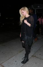 AVRIL LAVIGNE Leaves Nice Guy in West Hollywood 08/04/2017