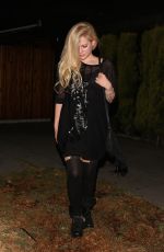 AVRIL LAVIGNE Leaves Nice Guy in West Hollywood 08/04/2017