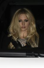 AVRIL LAVIGNE Leaves Peppermint Club in West Hollywood 08/07/2017