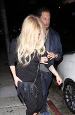AVRIL LAVIGNE Leaves Peppermint Club in West Hollywood 08/07/2017