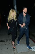 AVRIL LAVIGNE Leaves Peppermint Club in West Hollywood 08/07/2017