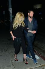 AVRIL LAVIGNE Leaves Peppermint Club in West Hollywood 08/07/2017