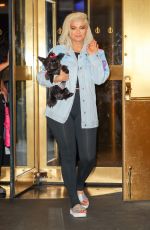 BEBE RAXHA Leaves Tonight Show Starring Jimmy Fallon in New York 08/04/2017