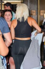 BEBE RAXHA Leaves Tonight Show Starring Jimmy Fallon in New York 08/04/2017