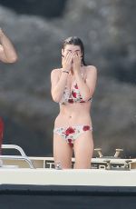 BEE SHAFFER in Bikini on the Boat in Portofino 08/26/2017