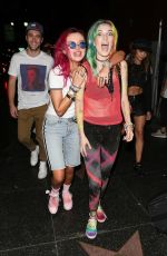 BELLA and DANI THORNE Leaves Avalon Club in Hollywood 08/11/2017